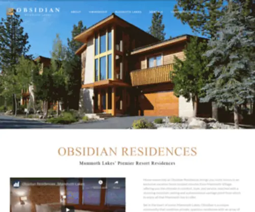 Obsidianresidences.com(Obsidian Residences) Screenshot