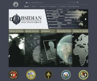 Obsidiansg.com(Obsidian Solutions Group) Screenshot