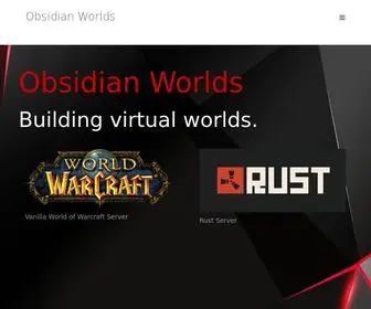 ObsidianWorlds.com(Obsidian Worlds) Screenshot