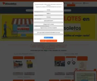 Obsoletos.com.mx(Obsoletos inventario sin vender) Screenshot