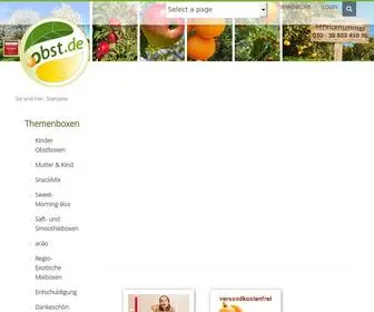 OBST.com(Premium-Obst frei Haus bestellen) Screenshot