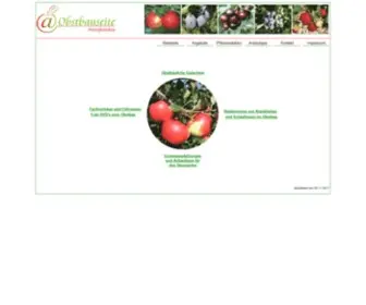 Obstbauseite.de(Obstbauseite Mainfranken) Screenshot