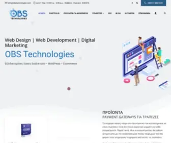 Obstechnologies.gr(Web Design Web Development Digital Marketing) Screenshot