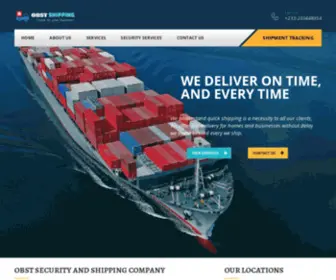 Obstsec.com(Obst Security and Shipping Company) Screenshot