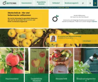 Obsttechnik.de(Mostereitechnik online kaufen) Screenshot