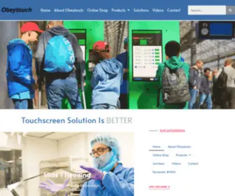 Obtouch.com(Touch Screens) Screenshot