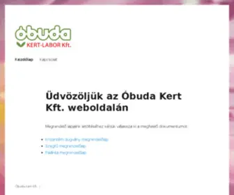 Obudakft.hu(Óbuda) Screenshot