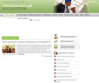 Obudowaniu.pl(Poradnik budowlany) Screenshot