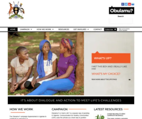 Obulamucampaign.org(ChcUganda) Screenshot