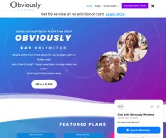 Obviouslywireless.com(Obviously Wireless) Screenshot