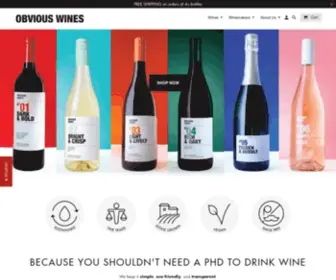 Obviouswines.com(Obvious Wines) Screenshot