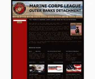 Obxmarines.org(Marine Corps League Outer Banks Detachment #1264) Screenshot