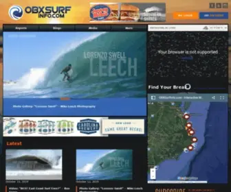 Obxsurfinfo.com(OBX Surf Info) Screenshot