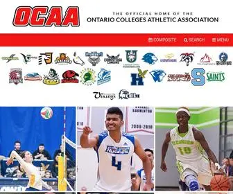 Ocaa.com(Ontario Colleges Athletic Association) Screenshot