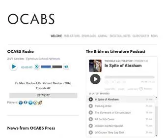 Ocabspress.org(OCABS) Screenshot