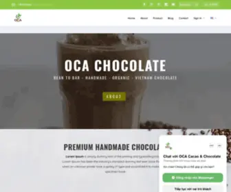 Ocacacao.com(ORGANIC CACAO & CHOCOLATE) Screenshot