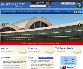 Ocair.com(John Wayne Airport) Screenshot