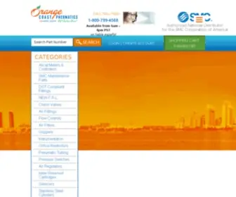 Ocaire.com(Orange Coast Pneumatics) Screenshot