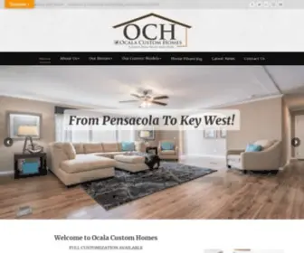 Ocalacustomhomes.com Screenshot