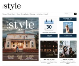 Ocalastyle.com(Ocala Style Magazine) Screenshot