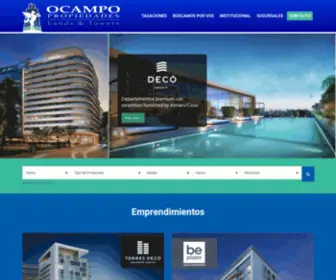 Ocampopropiedades.com(Inmobiliaria) Screenshot