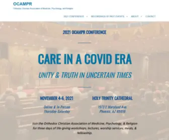 Ocampr.org(Orthodox Christian Association of Medicine) Screenshot