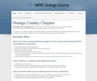 Ocapic.org(Orange County Chapter) Screenshot