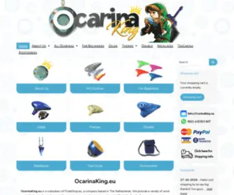 Ocarinaking.eu(OcarinaKing) Screenshot