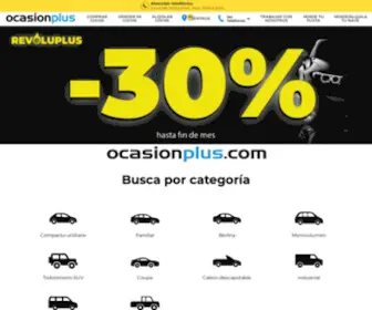 Ocasionplus.com(Empresa líder de coches de segunda mano) Screenshot