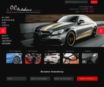 Ocautohaus.com(OC Autohaus Serving Westminster) Screenshot