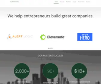 Ocaventures.com(OCA Ventures) Screenshot