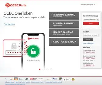 OCBC.com.my(OCBC Bank Malaysia) Screenshot