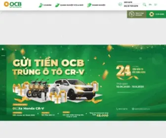 OCB.com.vn(Ngân hàng thương mại cổ phần Phương Đông) Screenshot