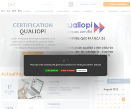 OCBF.com(Accueil) Screenshot