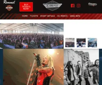 Ocbikefest.com(Ocean City Bikefest) Screenshot