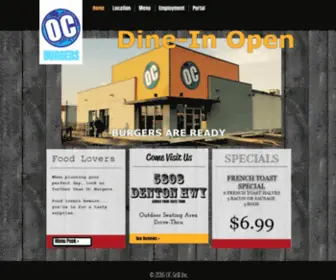 Ocburgers.com(Ocburgers) Screenshot