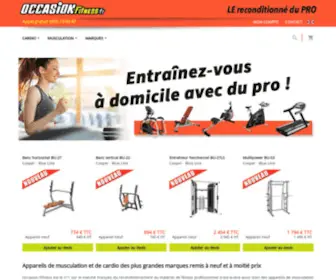 Occasion-Fitness.fr(Matériel de sport d'occasion reconditionné et neuf) Screenshot