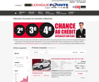 Occasionlonguepointe.com(Véhicules d'occasion) Screenshot