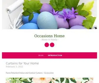 Occasionshomedecor.com(Occasions Home) Screenshot