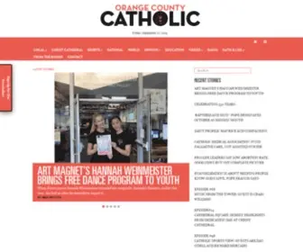 Occatholic.com(Orange County Catholic newspaper) Screenshot