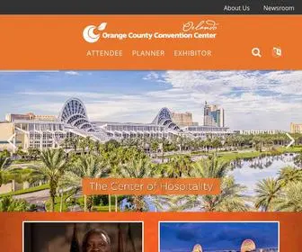 OCCC.net(The orange county convention center) Screenshot