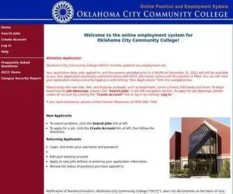 OcccJobs.com(Oklahoma City Community College) Screenshot