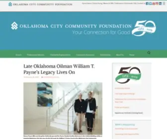 OCCF.org(Oklahoma City Community Foundation) Screenshot