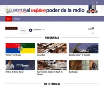 Occidentalradio.com(El máximo poder de la Radio) Screenshot