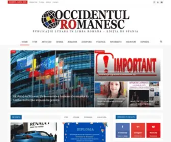 Occidentul-Romanesc.com(Occidentul Romanesc) Screenshot