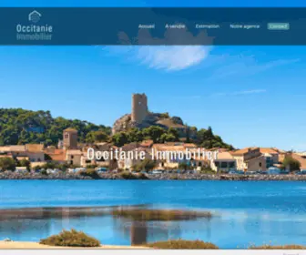 Occitanie-Immobilier.fr(Annonces de villas en vente Gruissan) Screenshot