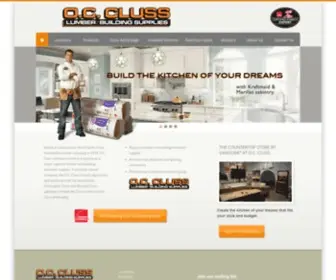 Occluss.com(O.C. Cluss) Screenshot