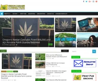 Occnewspaper.com(Oregon Cannabis Connection) Screenshot
