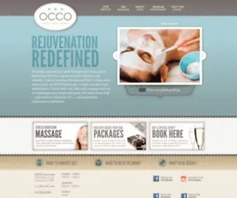 Occoluxuryspa.com(OCCO Luxury Spa) Screenshot