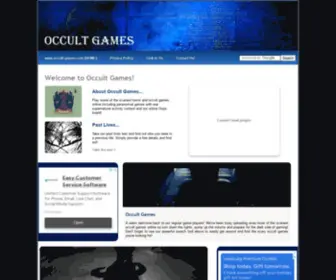 Occult-Games.com(Occult Games) Screenshot